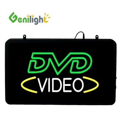 Genilight 22*13 pouces CE RoHS DVD Vidéos de publicité Boîtes de lumière néon