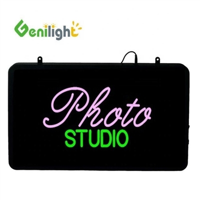OEM écran tactile LED néon massage des pieds signe ouvert avec animation et allumage / éteinte