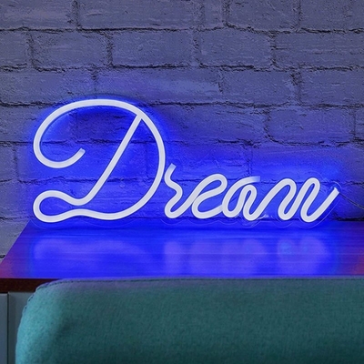 GLT-WN36 Personnalisé LED Neon Light Signe n'importe quel texte ICI 5V