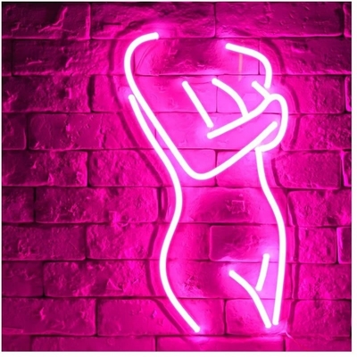 Signe au néon sexy pour la chambre à coucher homme cave bar magasin maison fête décor d'art consommation d'énergie 1