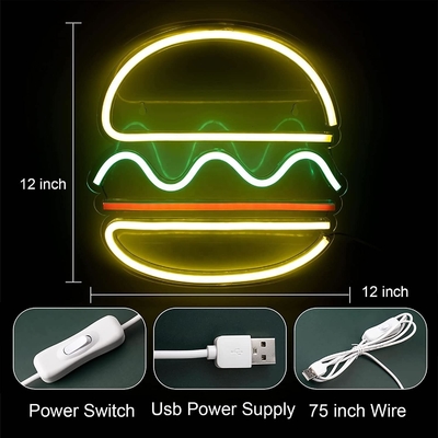 Indicateur d'ouverture au néon LED personnalisé pour la décoration murale 1 Consommation d'énergie
