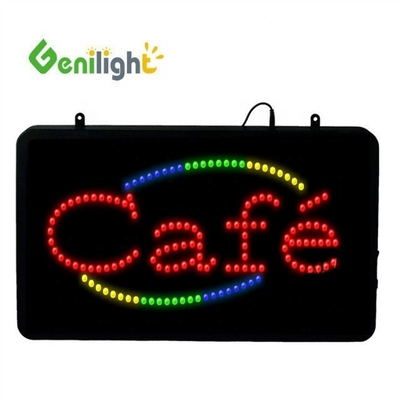 Indicateur néon ouvert à LED monocouleur avec fonction d'affichage d'animation