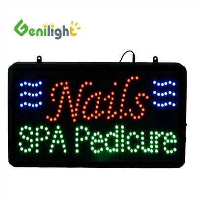 Signe d'ouverture à LED pour salon/lavage/spa/magasin de manucure
