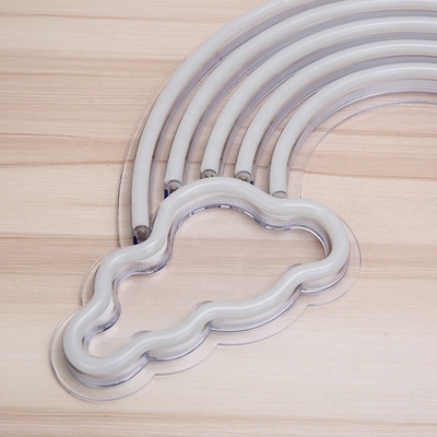 Lumière arc-en-ciel néon LED Décoration murale Art Signe pour la maison Chambre à coucher Salon Bureau 5V Voltage