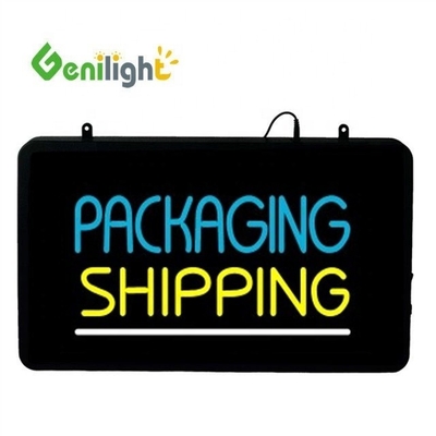 Genilight 22*13 pouces CE RoHS personnalisé Acrylique LED Neon Sign Se démarquer de la foule