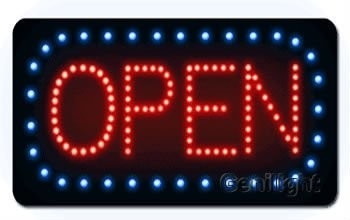Panneau d'affichage ouvert à LED intérieur Taille 56*33 CE/Rohs Certificat