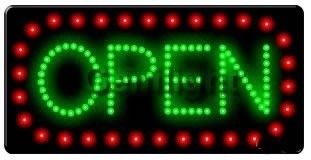 Panneau d'affichage ouvert à LED intérieur Taille 56*33 CE/Rohs Certificat