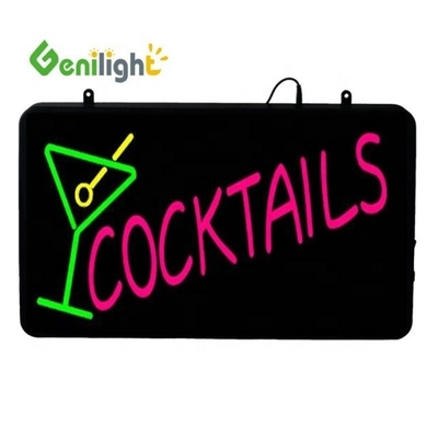 Signal au néon LED à haute densité de pixels LIQUOR pour magasin DC12V Outframe ABS Open-Mold