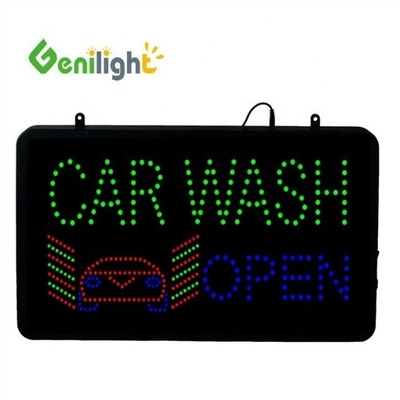Genilight Intérieur 56*33cm High Bright et Low Voltage LED Sign Open avec fonction RGB