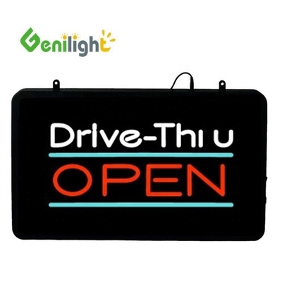 Genilight Intérieur 56*33cm High Bright et Low Voltage LED Sign Open avec fonction RGB