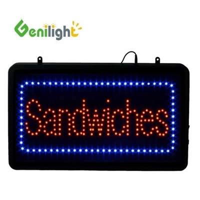 Conception personnalisée DC12V BURRITOS Signal ouvert au néon LED par Genilight