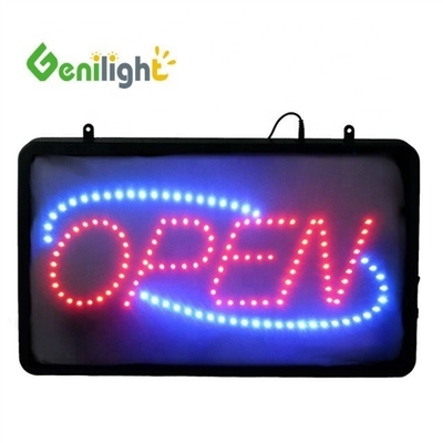 Panneau d'ouverture en néon à LED suspendu à la fenêtre avec luminosité personnalisable et fonction SDK