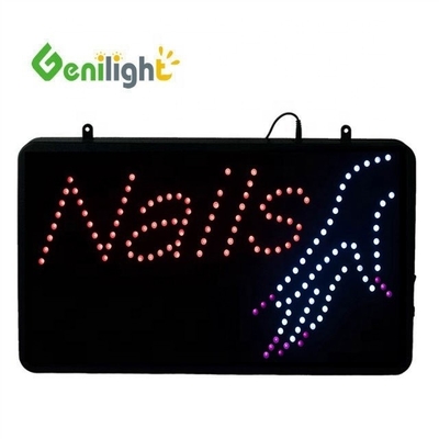 Luminosité Genilight Intérieur 56*33cm Super Luminosité LED personnalisée Affichage ouvert LED Signe