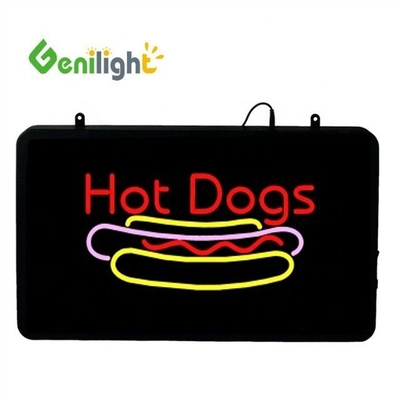 Style deco LED personnalisé gâteaux à la crème glacée Signe au néon avec affichage acrylique