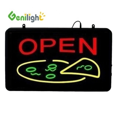 ABS Open-Mold Outframe Proportion de contraste de haute luminosité personnalisée Pizza Planète LED Sign Neon