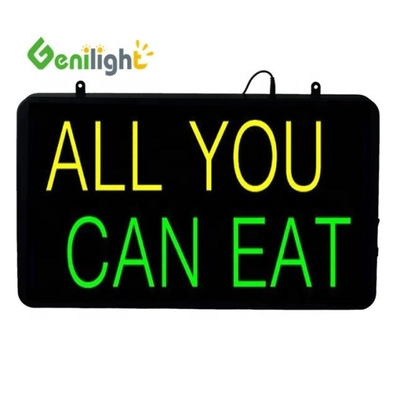 CE RoHS Intérieur 56*33cm Genilight Pas de clignotant LED ouverte Signal LED programmable Signal