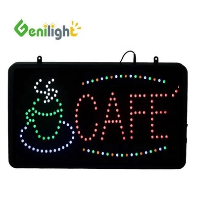 53*45 cm LED animé en mouvement Business Cafe Club Signal On/off Commutateur Lumière ouverte lumineuse néon LED
