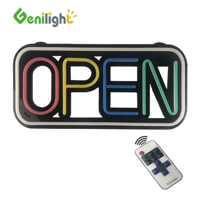 Compétence de contraste Affichage au néon ouvert en pleine couleur avec télécommande et luminosité réglable