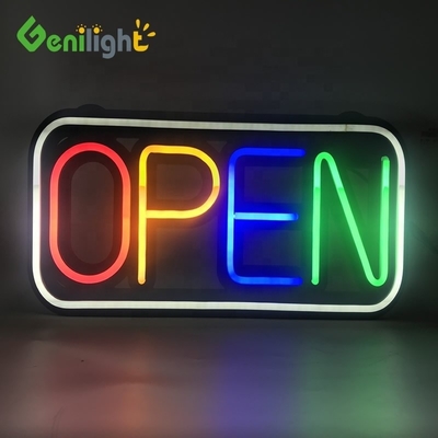 Compétence de contraste Affichage au néon ouvert en pleine couleur avec télécommande et luminosité réglable