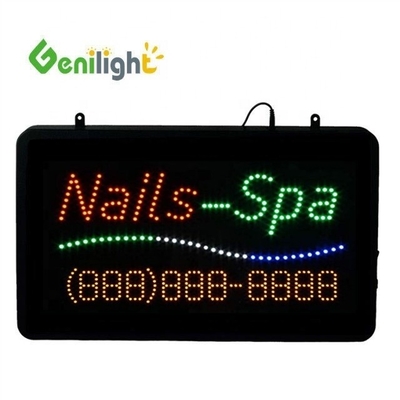 Ratio de contraste intérieur 22*13 pouces DC12V LED PIZZA Sign Light avec lettre de numéro de téléphone