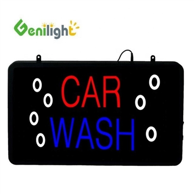 22*13 pouces LED CAR WASH Open Sign Pixel Pitch Le produit le plus populaire de Genilight pour l'intérieur