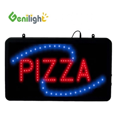 56*33 Taille du panneau LED néon signe d'ouverture pour la publicité intérieure de la pizzeria