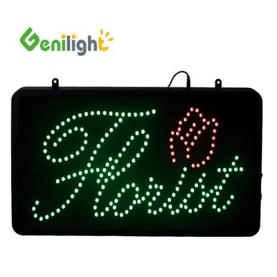 Genilight LED Flowers ouvre le panneau au néon Augmente l'esthétique de votre fleuristerie avec ce panneau