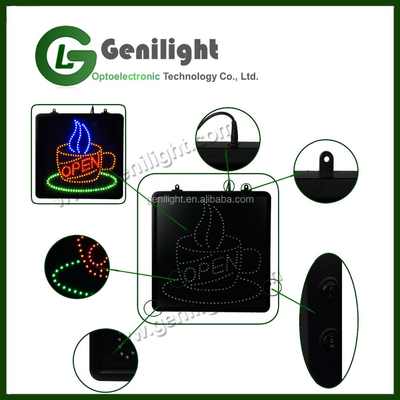 Signe à rouleaux de roche LED à batterie rechargeable pour les entreprises