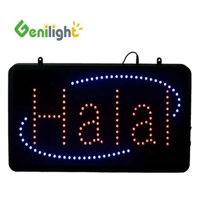 Genilight Intérieur 56*33cm HALAL LED Affichage publicitaire en mouvement affichage extérieur ABS