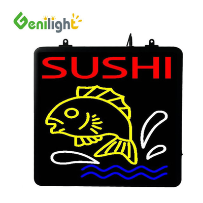 100000h de lumière durée de vie Super lumineux LED fruits de mer néon signe ouvert