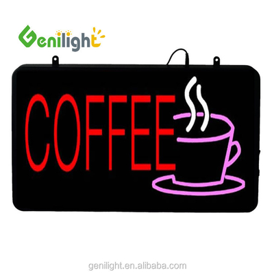 Tableau d'affichage lumineux à néon LED 12V afficheur de café pour installation suspendue GLT-LSN5633-037
