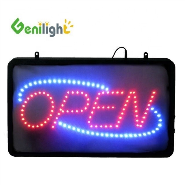 Lumières LED accrochées facilement personnalisées Flex Sign Neon OPEN pour la publicité Résolution de la hauteur des pixels