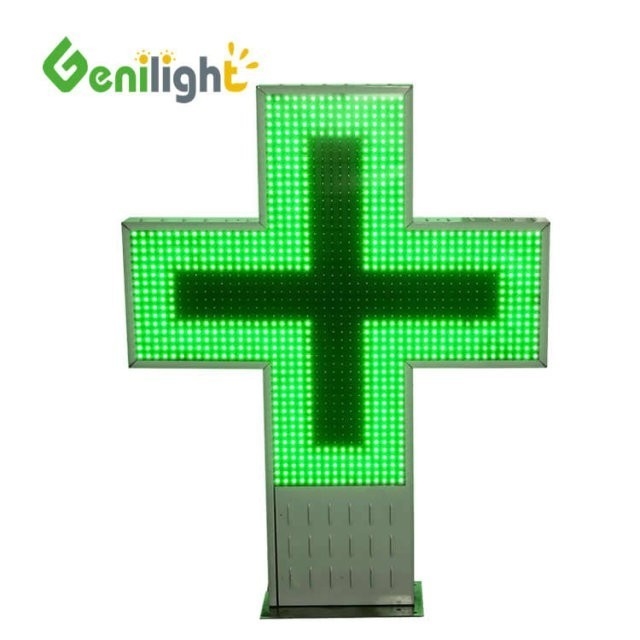 P16 P20 Pixels 3D LED Pharmacie Signal croisé avec communication de commande RF RS232
