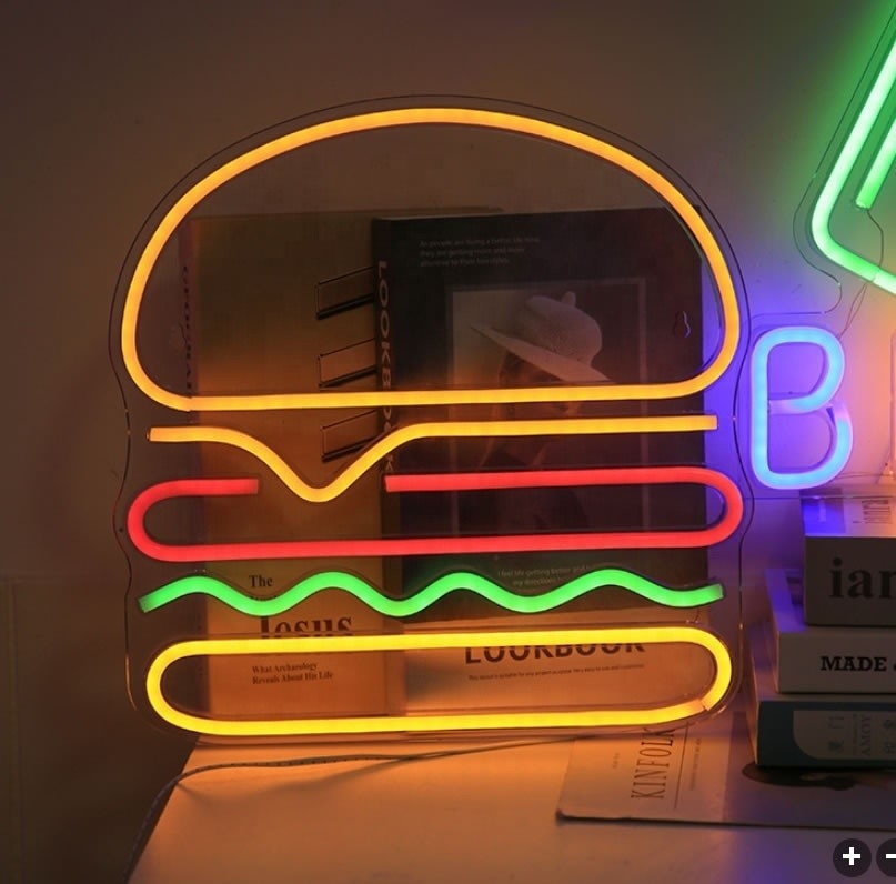 50000 heures de durée de vie Humberg Neon Light pour la décoration murale de chambre à coucher
