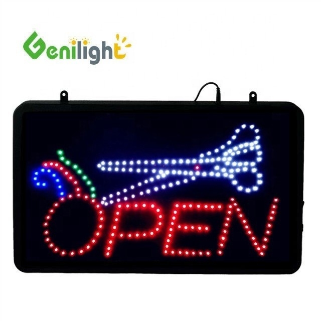Économie d'énergie personnaliser néon LED signe ouvert fermé pour magasin Café Bar Pub Genilight