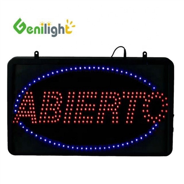 56*33 Taille du panneau LED Neon Light Open Sign avec haute luminosité de personnalisable