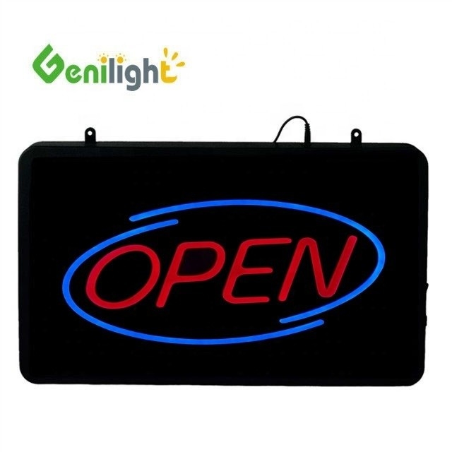 Genilight 56*33 cm Neon personnalisé, fonction d'affichage des heures d'ouverture LED