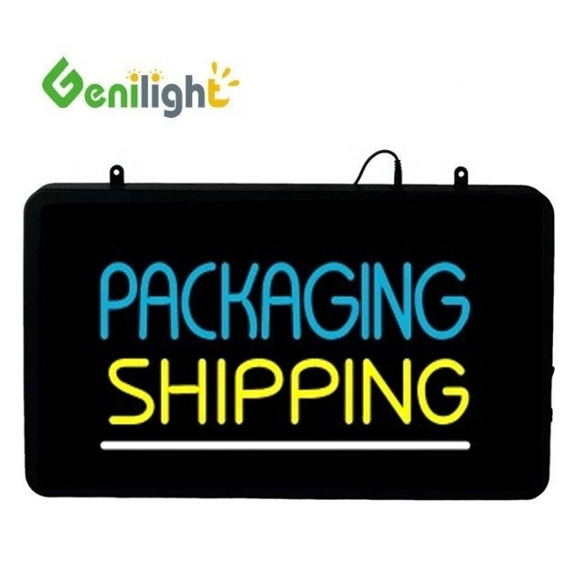 Genilight 22*13 pouces CE RoHS personnalisé Acrylique LED Neon Sign Se démarquer de la foule