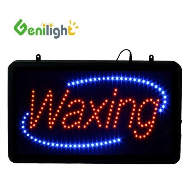 22*13 pouces DC12V Lumière géniale à l'intérieur VACXING Panneau LED animé pour la publicité de tension sûre