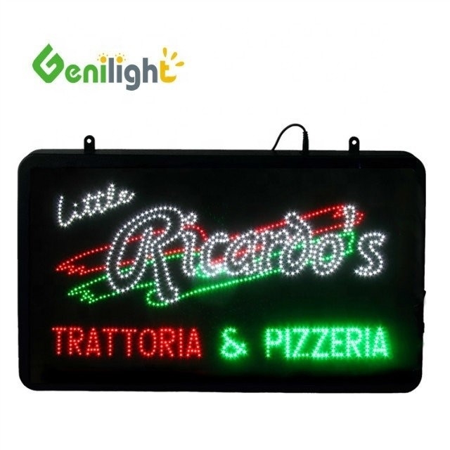 Affichage LED à couleur personnalisé pour l'intérieur de Little Ricardo's Trattoria Pizzeria