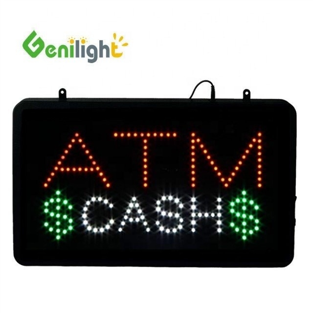 L'étiquette de caisse automatique à LED ABS professionnel à cadre ouvert avec chaîne suspendue adaptateur CE RoHS