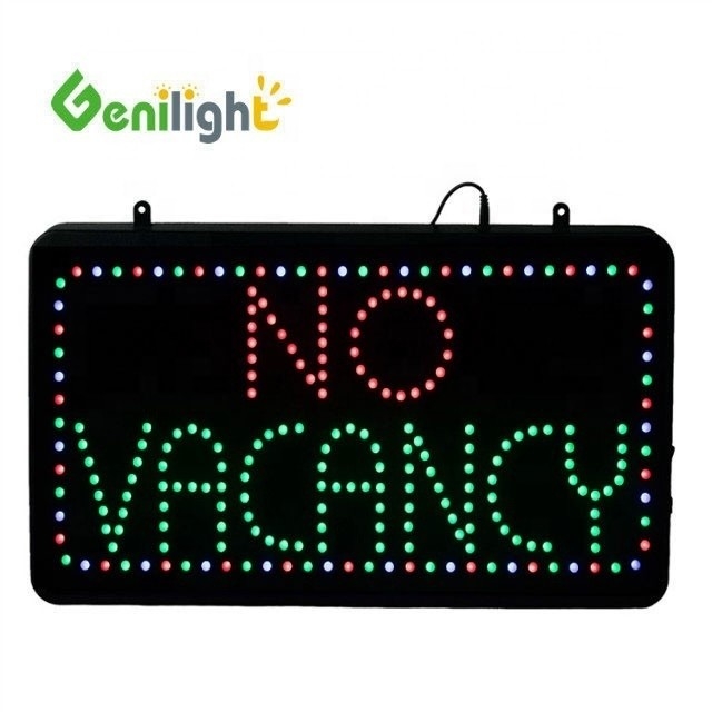CE RoHS Intérieur 56*33cm Genilight Pas de clignotant LED ouverte Signal LED programmable Signal