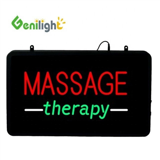 Genilight 22*13 pouces CE RoHS acrylique massage thérapie panneau au néon idéal pour salon de massage